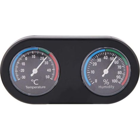 Mini-Analog-Temperatur-Hygrometer, rundes Thermometer-Hygrometer für Reptilienbecken