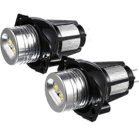 Deux ampoules LED 20W à halo « œil d'ange » compatibles avec les douilles E90 et E91 (1/5)