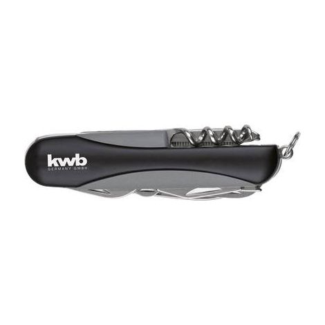 Navaja de bolsillo kwb 016120 11 herramientas acero aluminio