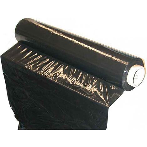 BGS Do it yourself Stretchfolie schwarz 500 mm x 300 m, 23 µm (1/3)