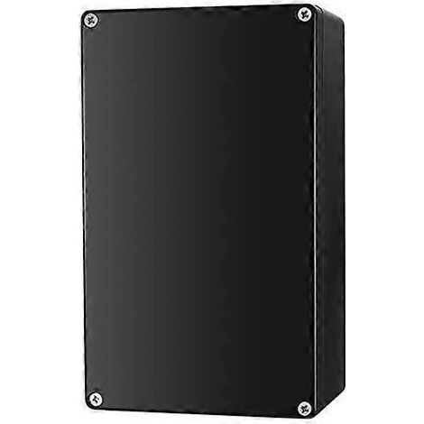 Boîtier de dérivation étanche IP65 – Boîtier électrique d'extérieur noir. 200 x 120 x 75 mm. pour connecteurs (1/3)