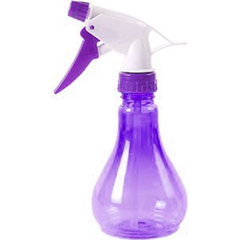Pulvérisateur à main en forme de gourde, ABS transparent violet, buse réglable anti-fuite, léger 40g pour jardin et nettoyage (1/2)
