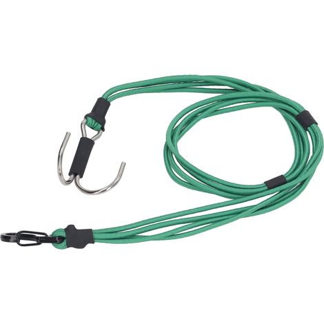 Corde d'évacuation RC verte, sangle de treuil en caoutchouc, acier inoxydable, alliage solide, corde RC avec mousqueton pour voiture RC 1/10 1/8 (1/5)