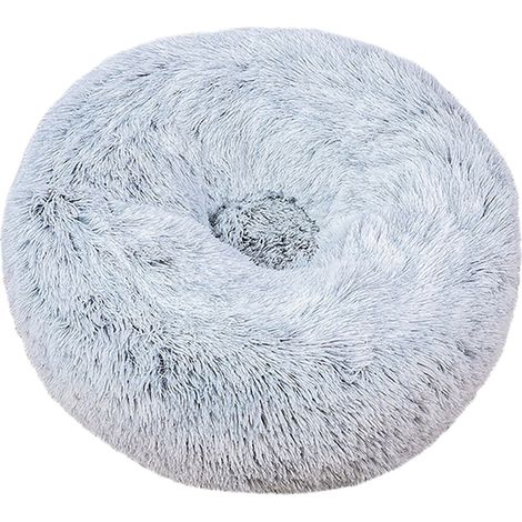 Lit Pour Chien - Coussin Orthopédique Ronde avec Bord Relevé - Imperméable et Anti-Dérapant - Housse Amovible et Lavable - Diamètre 70 cm - 1 Pièce (1/3)