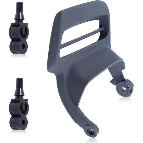 Poignée de frein de chaîne pour tronçonneuse Husqvarna 445 450 450E 450 Rancher pièces avec tampon de support de carburateur Remplace 544082601 50542270 (1/5)