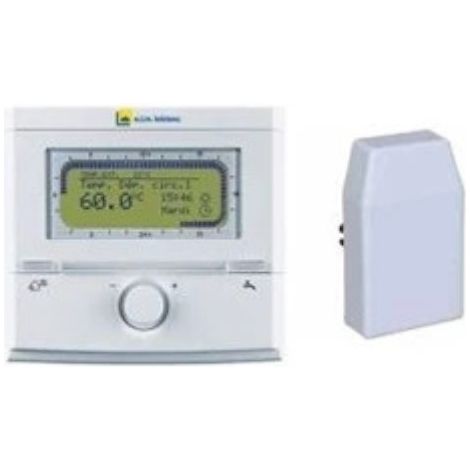Elm Leblanc – Régulation à programmation hebdomadaire extérieur 1 circuit FW 100 – Gestion de chauffage connecté – Affichage digital – Raccordement 2 fils – 7719002922