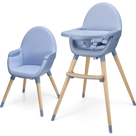 Chaise Haute Bébé, 2 en 1, Fauteuil Enfant, Chaise Enfant, Puericulture Bébé, Évolutive, Réglable, Avec Plateau, Solide, Design Universel, Facilement lavable, 20kg, Nordic Breeze (1/5)