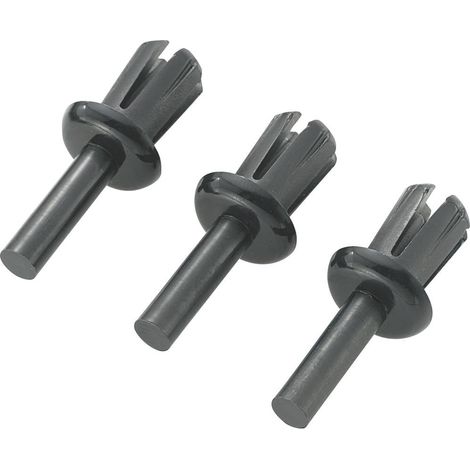 TRU COMPONENTS TC-SRR-0612K203 TC-10820828 Rivet à expansion Ø du trou 6.2 mm noir 1000 pc(s)