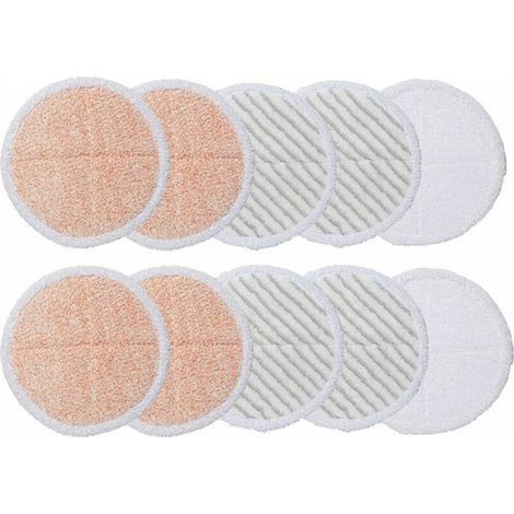 Packung mit 10 Mikrofasertüchern für Bissell Spinwave 20522/2240N/2039A Wischmopps (1/5)