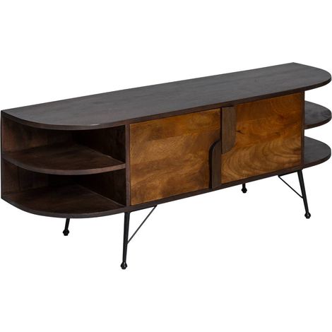 Meuble TV en bois d'acacia Juno (1/5)