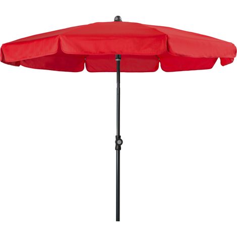 Doppler Mittelstockschirm "Sunline Neo" Ø150 cm, rot, Bezug aus 100% Polyester, Gestell aus Stahl, Gewicht 2,5 kg (1/3)