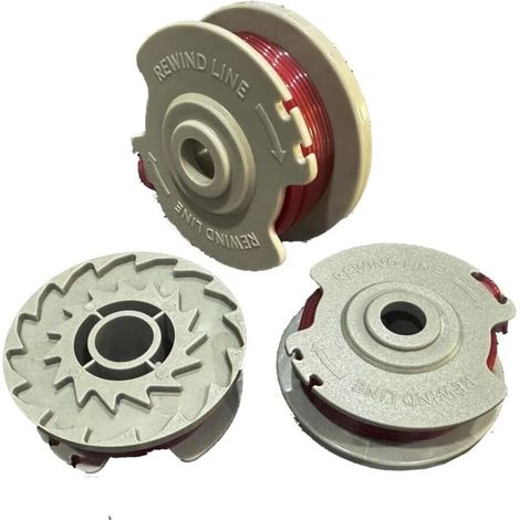 Replacement Trimmer Head, 3-Piece Trimmer Accessory Set for Automatic Trimmers, Compatible with Gardena, Item No. 8844 and 8845, Spool Cutting Head Parts (1/5)