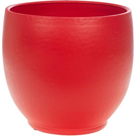 Amadeus - Cache pot Esna 35 x 34 cm rouge (1/2)