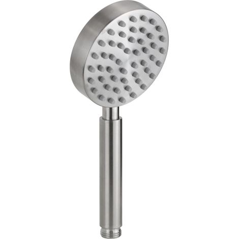 Douchette à jet unique avec palette Ø 100 mm en acier inoxydable AISI 304 avec buses anticalcaires Arqea Tuttotondo CP2502  Acier inoxydable (1/2)