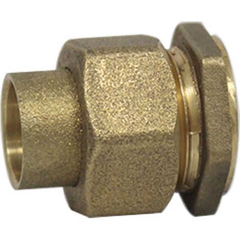Raccord union 3 pièces 340 GCU femelle 3/8" (12/17) - Tube Cuivre Ø14 - Arcanaute (1/4)