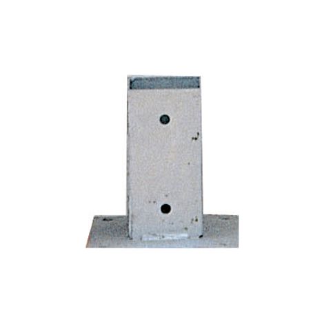 ANCLAJE PARA POSTE CUADRADO MADERA 7 X 7CM (1/4)
