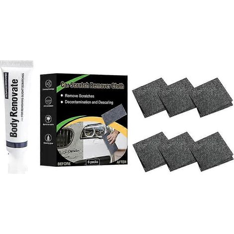 Kit anti-rayures pour peinture automobile, cire réparatrice pour rayures profondes et imperfections (1/5)