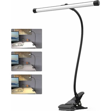 7-watt USB clip lamp cable, children's desk lamp, 3 colors and 10 brightness levels (1/5)