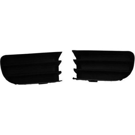 Grilles de pare-choc avant noires kit Renault Megane 2 phase 1 2002-2005