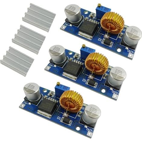 XL4015 DC-DC Module Buck Converters 438V 1.25-36V Power Module Lithium LED Charger Heatsink (1/4)