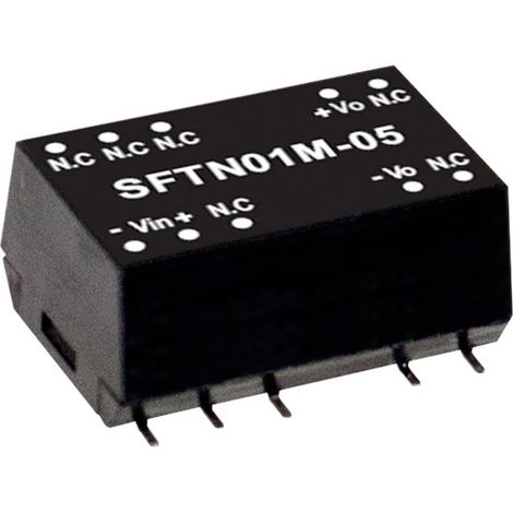 Module convertisseur CC/CC Mean Well SFTN01M-12 Nbr. de sorties: 1 x 84 mA 1 W 1 pc(s) Q121842 (1/2)