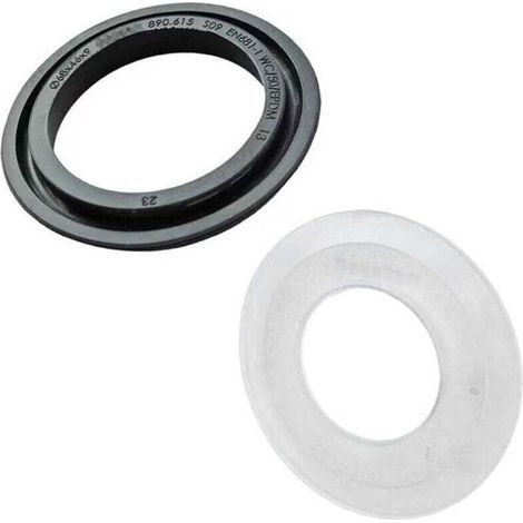 Kit de joints de lavabo 2 pièces, adapté aux joints de chasse d'eau, tuyaux de chasse et cloches de levage Geberit, pièces de rechange