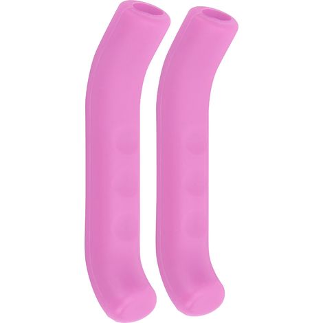 Protection de Poignée de Frein en Gel de Silicone, Couverture Antidérapante Rose pour Vélo (1/5)