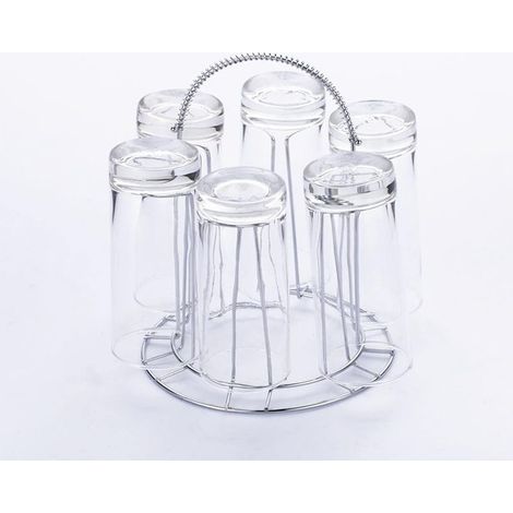 Égouttoir à verres, porte-gobelets, en acier inoxydable, égouttoir ménager, égouttoir de séchage, rangement, support, porte-bouteilles-AquaForge