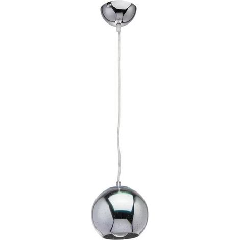 Regenbogen 663011001 - Lampada a sospensione Megapolis Ø14cm - E27 40W - Cromo