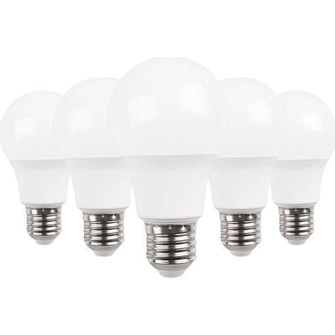 5er-Pack Standard-E27-LED-Lampen, 9 W (entspricht 60 W), 806 lm, 4000 K, 15000 h, Primer Leader Pro