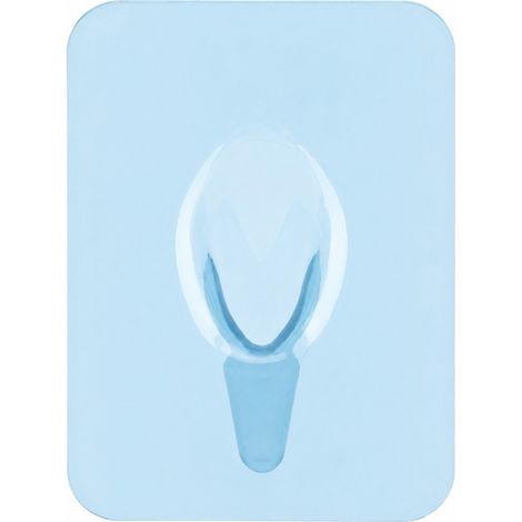 Vase à fleurs rectangulaire en acrylique transparent avec cadre photo, centre de table hydroponique bleu, idéal pour la table à manger ou le bureau. (1/5)