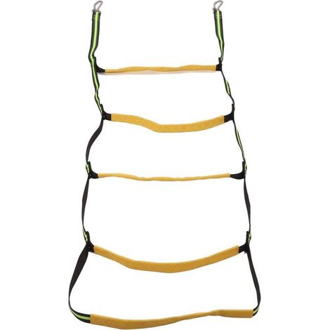 Échelles de Corde Marine pour Bateau à 5 Marches, échelle de Bain Pliable pour Voilier, Bateau Gonflable, , Piscine (1/5)