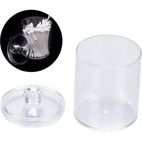 Aufbewahrungsbox aus Acryl für Wattestäbchen – Transparente Organizerbox (1/5)