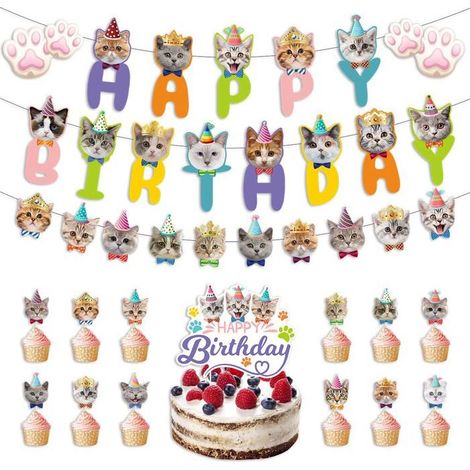 Fête des animaux Decoration Anniversaire,Service de table d'anniversaire sur le thème des Animal,Fête Assiettes en carton Serviette (1/5)