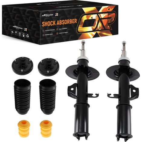 2 ammortizzatori + cuscinetto + kit servizi anteriori for BMW X5 E53 2000-2006