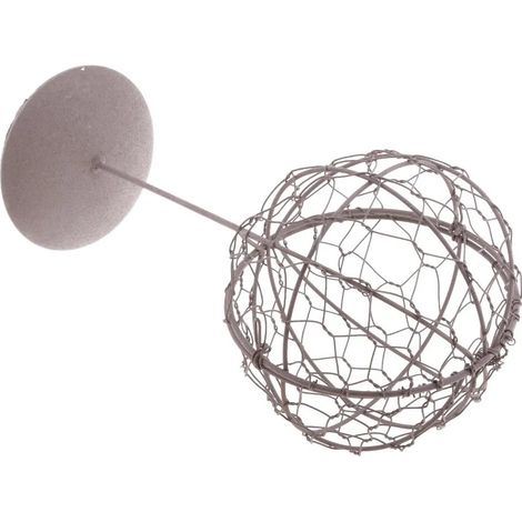 Couronne romantique rustique en fil de fer avec cadre en fer, couleur F (1/5)