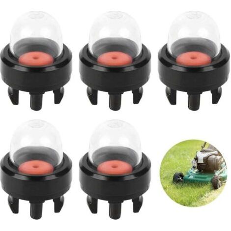 Poire d'amorçage UlisemFuel, lot de 5, compatible avec tondeuses à gazon, tronçonneuses et souffleurs. Accessoire de carburateur idéal. Sac d'huile pour carburateur. (1/4)