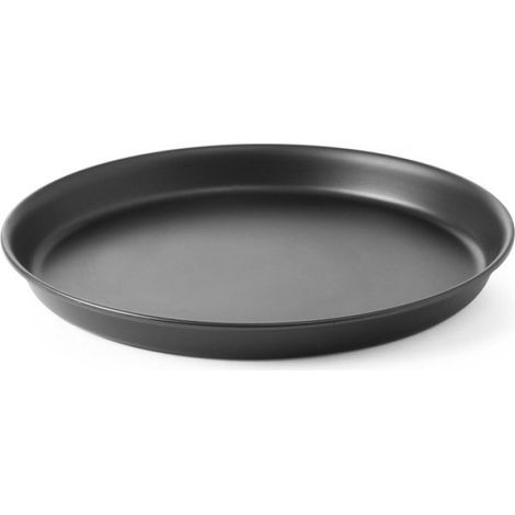 Plaque À Pizza - Acier Bleu - Diamètre 600 mm - Hauteur 25 mm - Pour Cuisson Uniforme - 1 Pièce