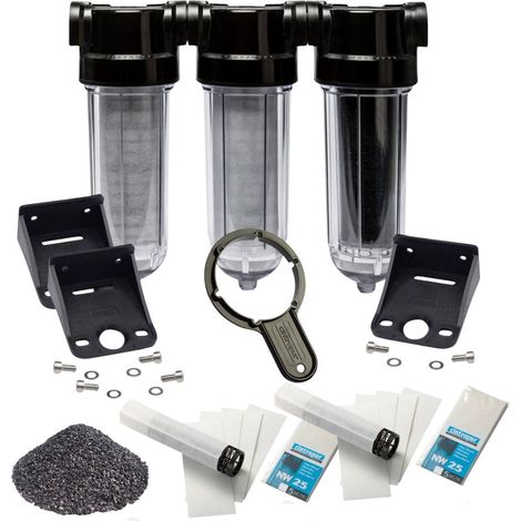 Filtre Eau Domestique Cintropur Sl 240 Trio-ctn 1 pouces Charbon Actif Avec Kit Entretien