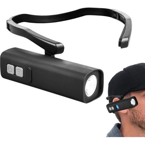 LED-Stirnlampe mit Bewegungssensor – Helle Stirnlampe zum Wandern, Campen, Spazierengehen, Radfahren und Laufen