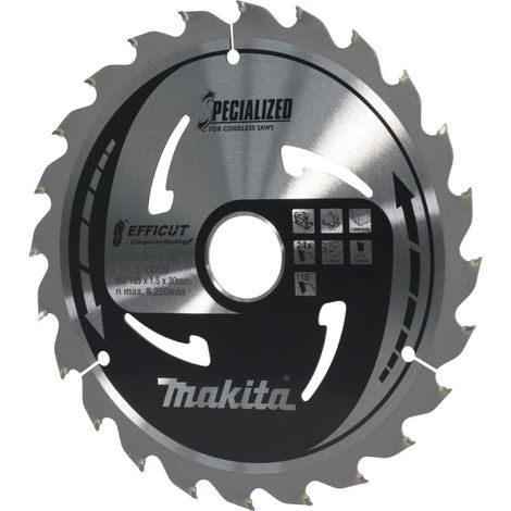 Makita E-12239 Kreissägeblatt 185 x 30 x 1.5 mm Zähneanzahl: 24 1 St. (1/2)