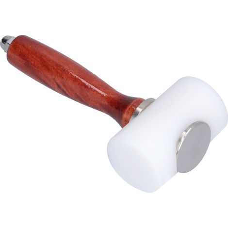 Marteau à sculpter le cuir, manche en bois antidérapant et durable, marteau en nylon pour estamper et coudre le cuir (1/5)