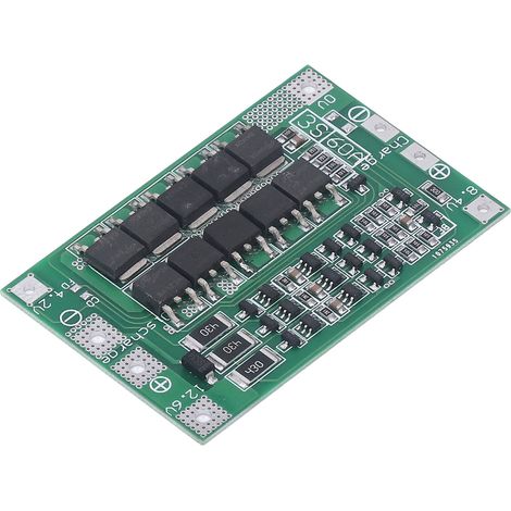 3S 60A 12,6V BMS-Schutzmodul für Lithiumbatterien, Lade-/Entladeausgleichsplatine mit integriertem Schutz, 1-teiliges Paket (1/5)