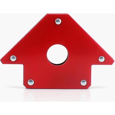 2 pièces aimant de soudage grand (aimant angle de soudage avec force d'adhérence 34 kg, dimensions de l'angle 45°, 90°, 135°) (1/5)