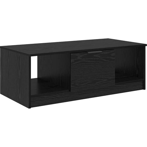 Maison Exclusive - Couchtisch Schwarz Eichen-Optik 102 x 50 x 36c