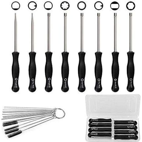 8 pcs Outil de réglage du carburateur Kit de Tournevis pour carburateur à 2 Cycles commun Réglage du Petit carburateur Moteur Réglage de l'outil de réglage (1/4)