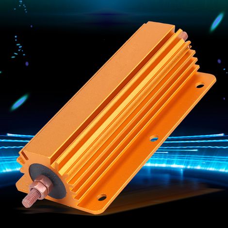 RX24 200W 1R Widerstand, vergoldetes Aluminiumgehäuse, Widerstand für Netzteil, Sensorstufe, Audio (1/5)