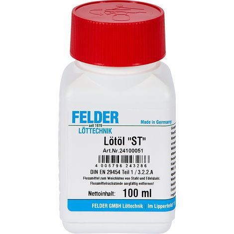 Felder "ST" Lötöl Inhalt 100 ml F-SW 11