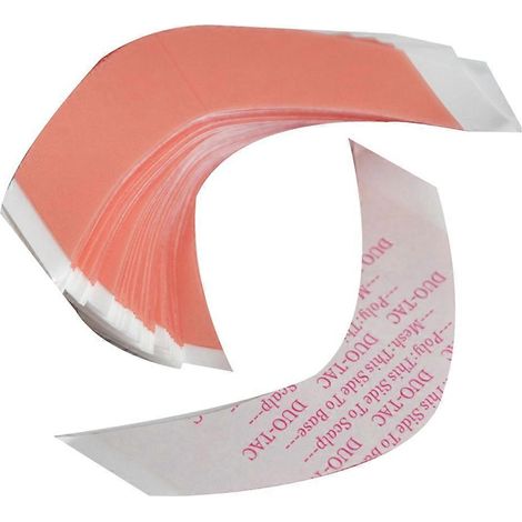 36 bandes adhésives double face Duo-Tac imperméables à forte tenue pour toupets et perruques à dentelle (1/5)