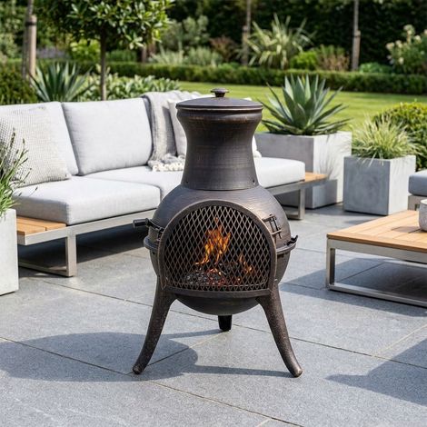 Traditional El Clasico Garden Chimenea (1/2)